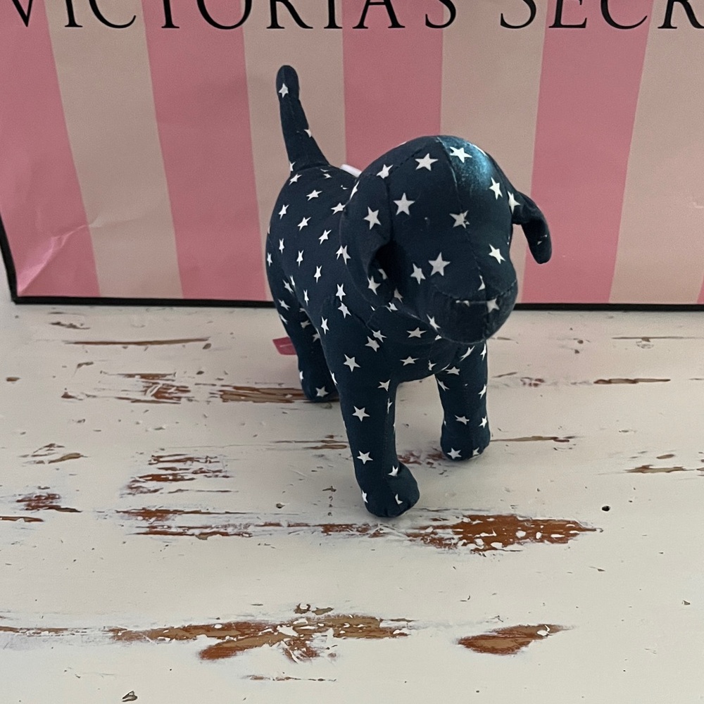 Victoria's Secret Pink Star Patterned Dog Plush